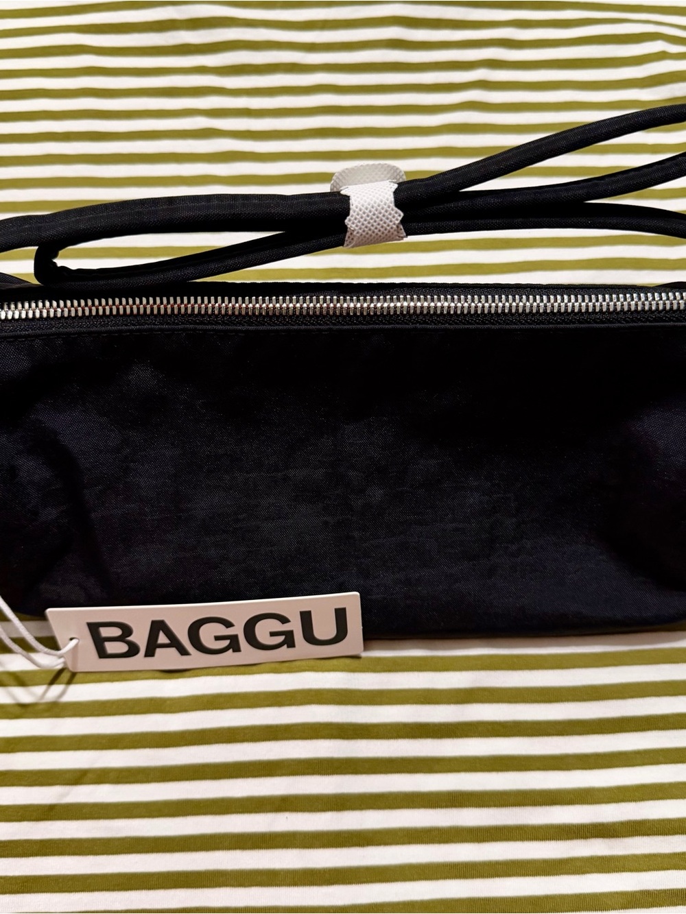 BAGGU Black Nylon Loaf Bag